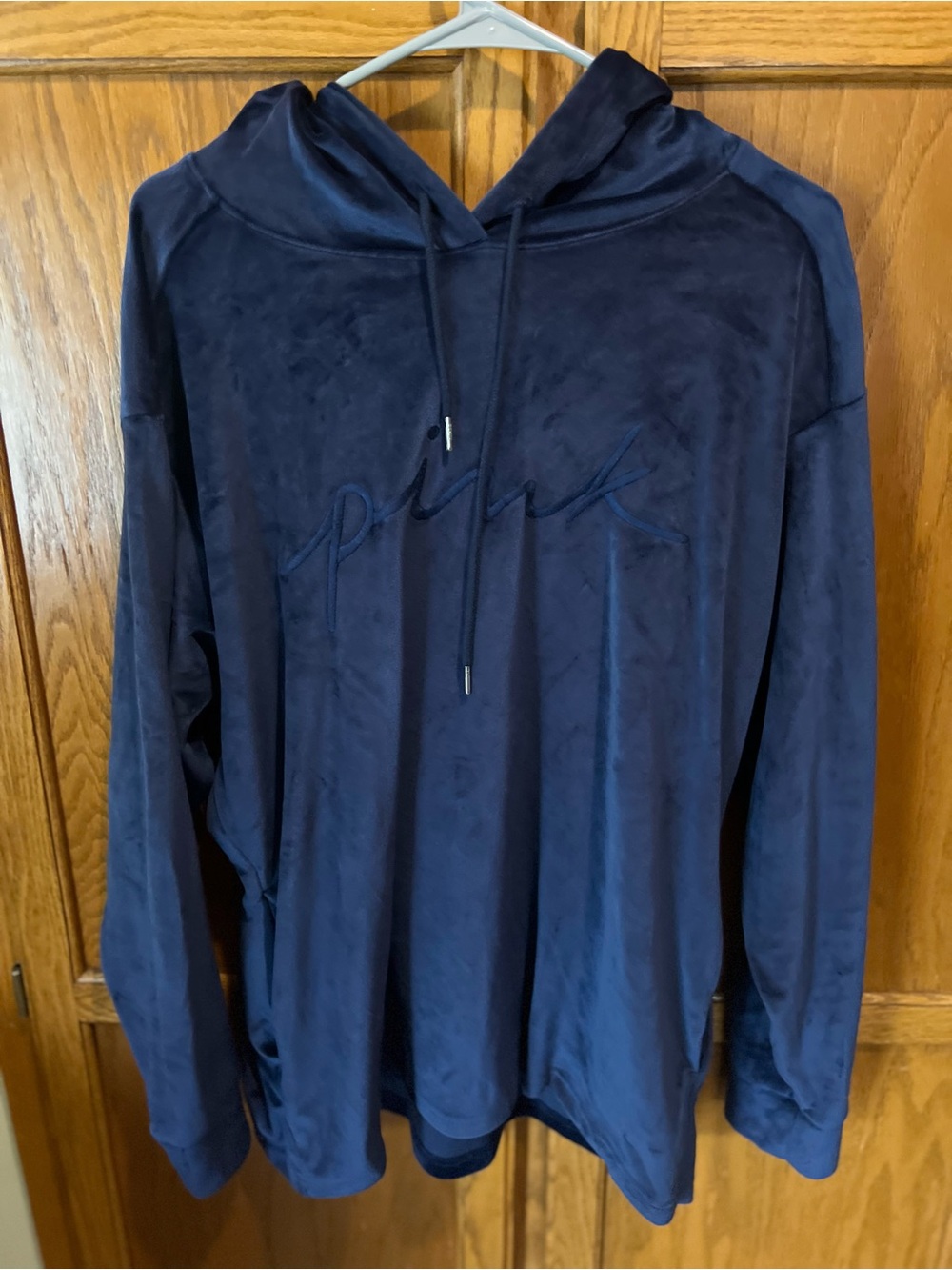 Pink Victoria’s Secret Velvet Hoodie